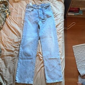 Levi's ribcage straight jeans